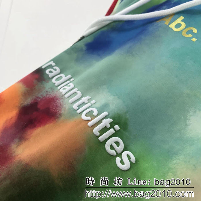 OFF-white 18ss秋冬新款 立體字母印花 渲染衛衣 情侶款 ydi1151
